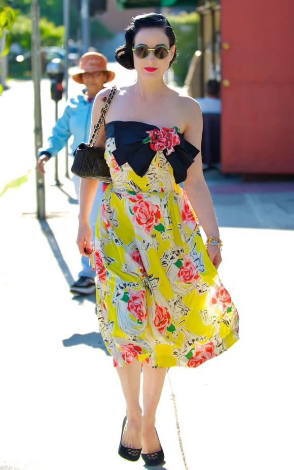 CU-Dita Von Teese out and about in Los Feliz-10 CU-Dita Von Teese out and about in Los Feliz-10